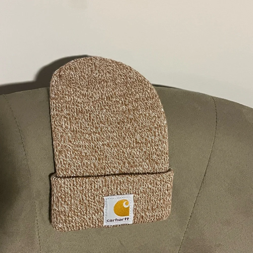 Carhartt Heathered Brown Knit Beanie